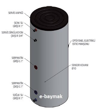 baymak 500 litre boyler şeması