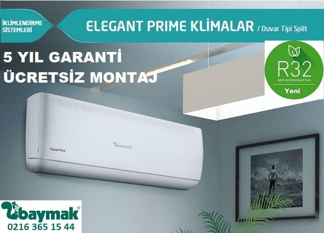 Baymak elegant prime 18 inverter klima