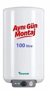 Baymak Aqua konfor 100 litre Termosifon - İstanbul Aynı Gün Ücretsiz Montaj / Baypaş
