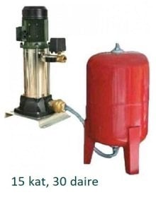 1 KVC 60/120 Dikey Hidrofor