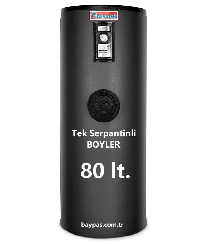 Tek Serpantinli Boyler 80 lt