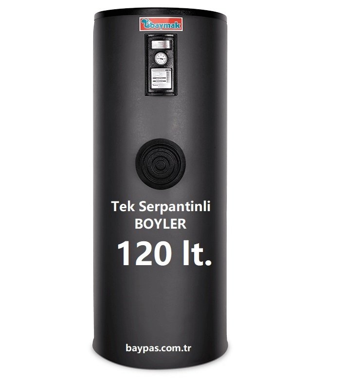 Baymak Tek Serpantinli Boyler 120 lt -Stoktan Tüm Türkiye'ye Hızlı Gönderim