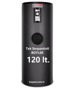 Tek Serpantinli Boyler 120 lt