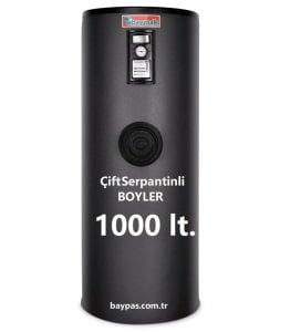 Baymak Çift Serpantinli Boyler 1000 lt. -Stoktan Tüm Türkiye'ye Hızlı Gönderim