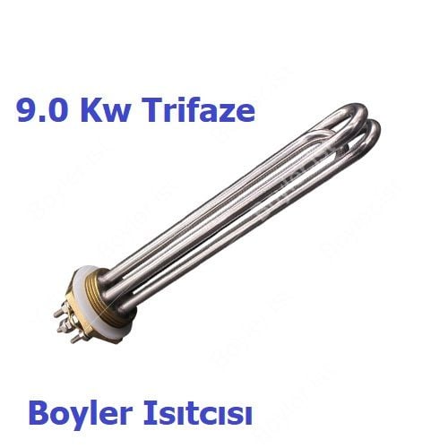 9.0 kw Trifaze  Elektrikli Boyler Isıtıcısı - Pano Dahil