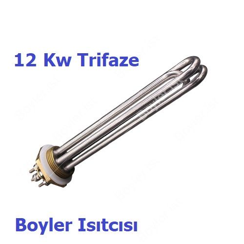 12 kw Trifaze  Elektrikli Boyler Isıtıcısı -Pano dahil